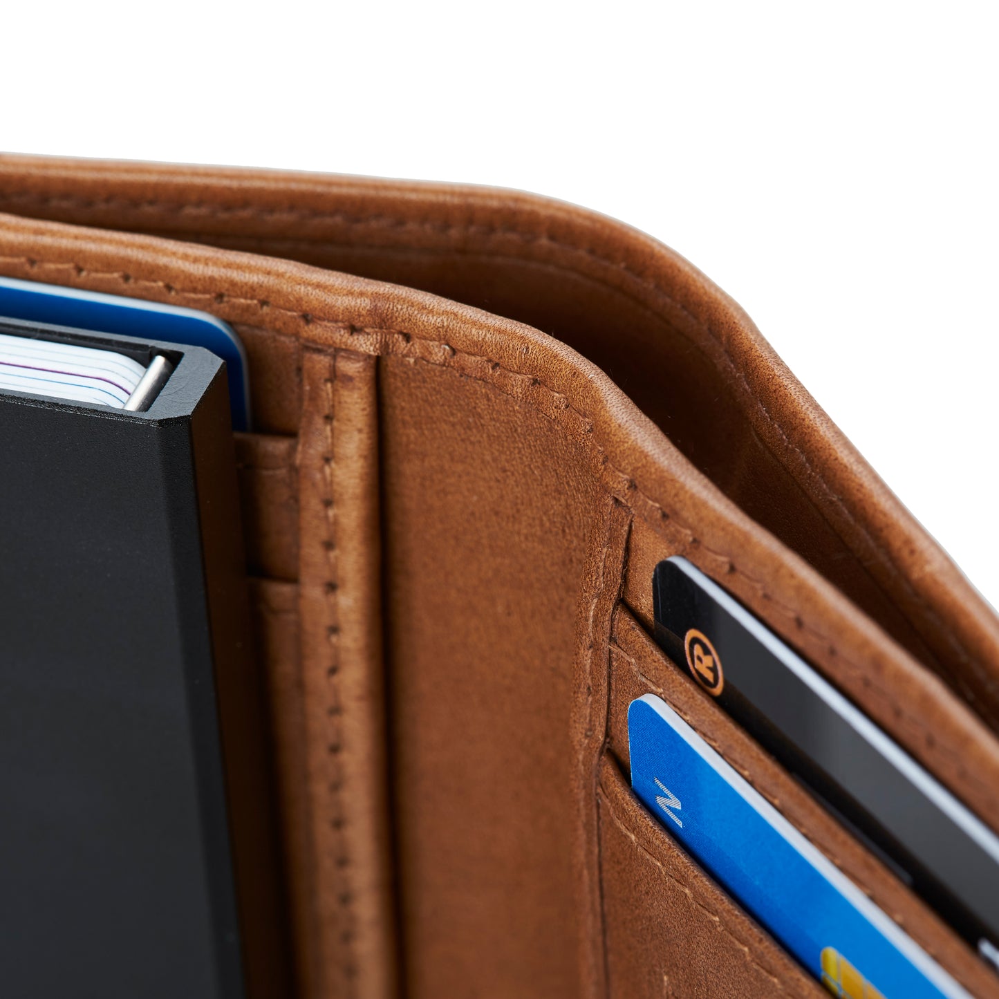 Figuretta Large Wallet Cognac