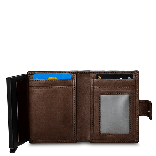 Figuretta Large Wallet Brown