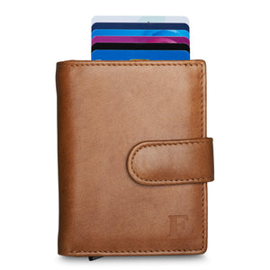 Figuretta Large Wallet Cognac