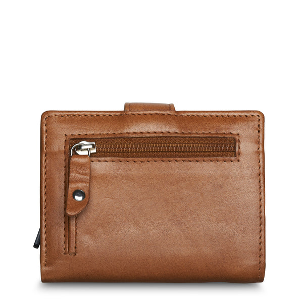 Figuretta Large Wallet Cognac