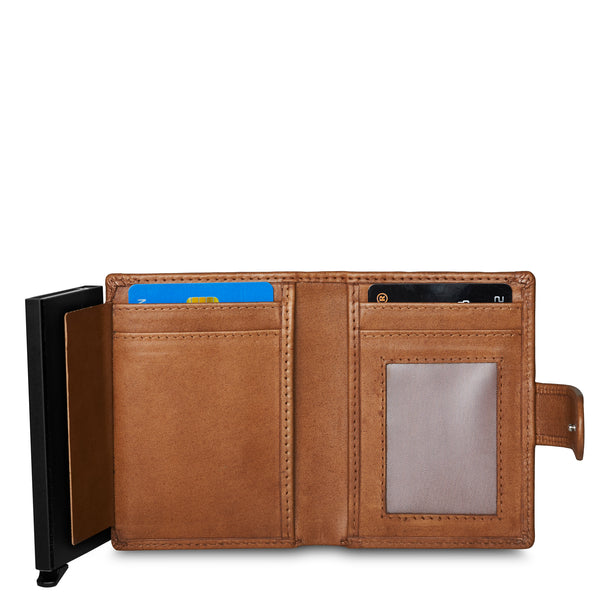 Figuretta Large Wallet Cognac